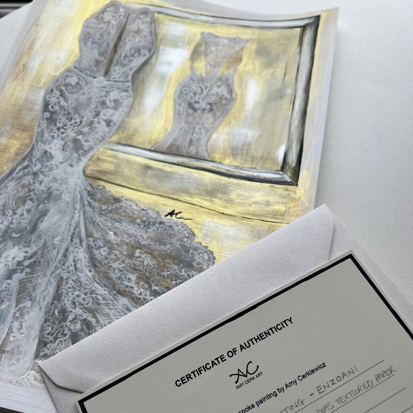 BRIDAL DRESS PAINTINGS